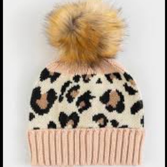 Beanie and mask knit leopard - Picture 7 of 7